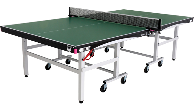 Butterfly Octet 25 Green Indoor Rollaway Table Tennis Table - Professional Standard