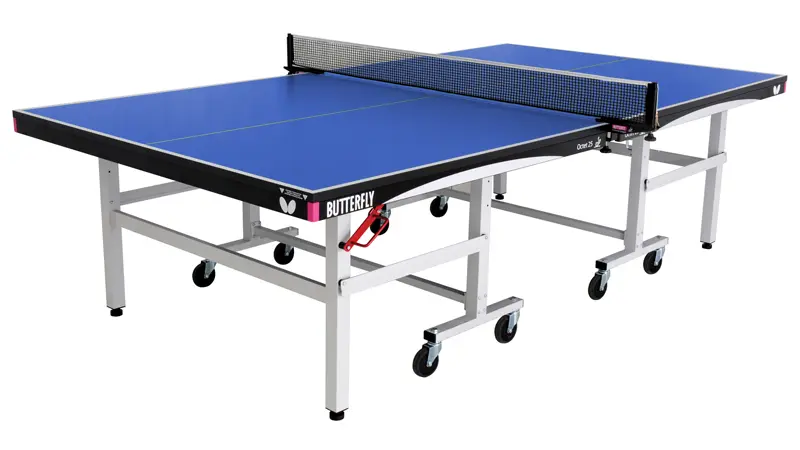 Butterfly Octet 25 Blue Indoor Rollaway Table Tennis Table