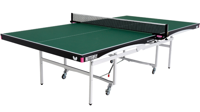 Butterfly Space Saver 25 Green Indoor Rollaway Table Tennis Table