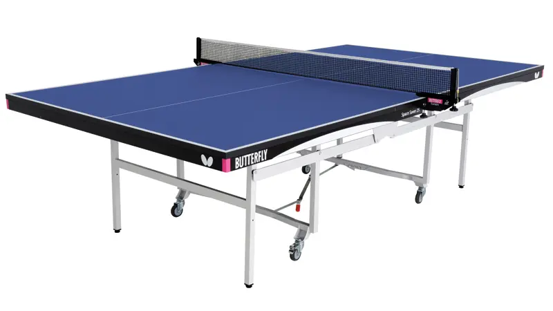 Butterfly Space Saver 25 Blue Indoor Rollaway Table Tennis Table