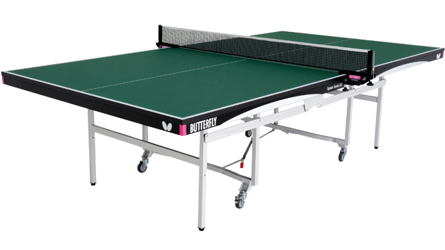 Butterfly Space Saver 22 Green Indoor Rollaway Table Tennis Table