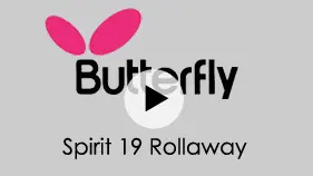 Butterfly Spirit 19 Blue Indoor Rollaway Table Tennis Table video thumbnail