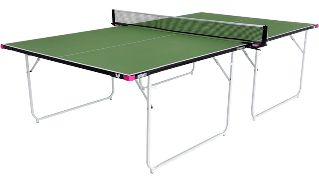 Butterfly Compact 16 Green Indoor Beginners Wheelaway Table Tennis Table