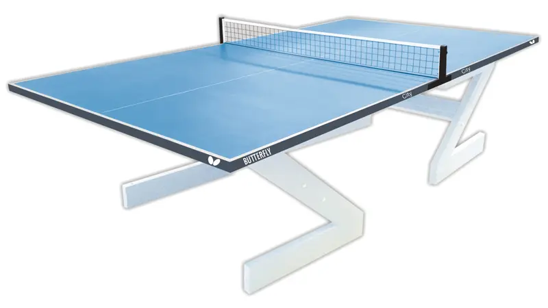 Butterfly City Concrete Table Tennis Table