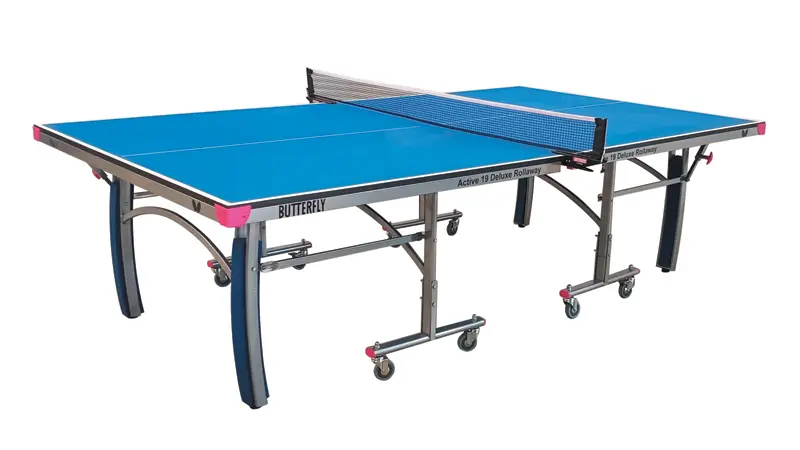 Butterfly Active 19 Deluxe Blue Indoor Rollaway Table Tennis Table