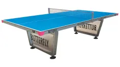 Butterfly Park Blue Outdoor Static Table Tennis Table image thumbnail