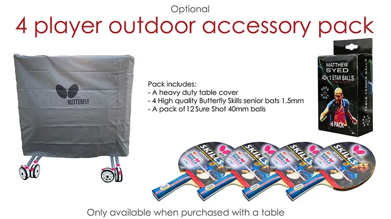 4 Player Premium Outdoor Accessory Pack