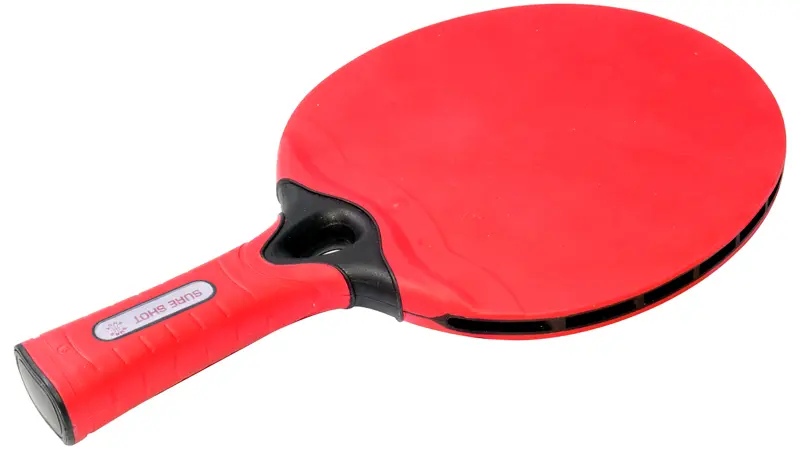 Mathew Syed Sure Shot Deluxe Outdoor Red Table Tennis Bat