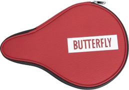 Butterfly Round Bat Case (Red)