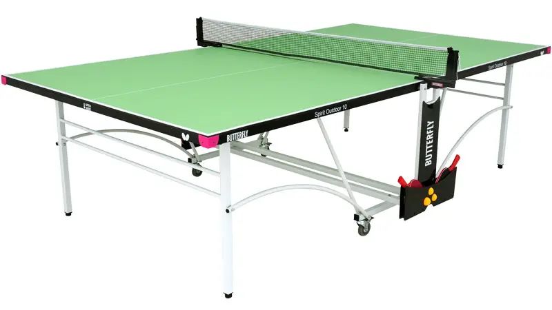 Butterfly Spirit 10 Green Outdoor Table Tennis Table