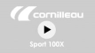 Cornilleau Sport 100X Outdoor Blue Rollaway Table Tennis Table video thumbnail
