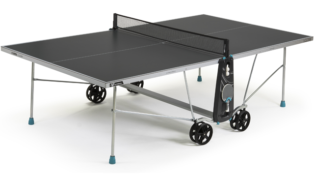 Cornilleau Sport 100X Rollaway Outdoor Table Tennis Table (Grey)