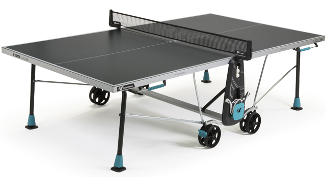 Cornilleau Sport 300X Rollaway Outdoor Table Tennis Table (Grey)