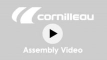 Cornilleau Performance 500X Outdoor Black Rollaway Table Tennis Table video thumbnail