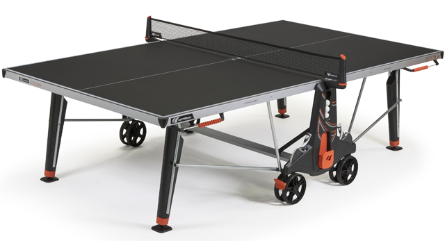 Cornilleau Performance 500X Rollaway Outdoor Table Tennis Table (Black)