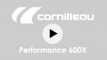 Cornilleau Performance 600X Outdoor Black Rollaway Table Tennis Table video thumbnail