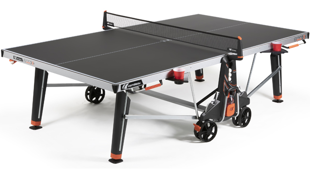 Cornilleau Performance 600X Rollaway Outdoor Table Tennis Table (Black)