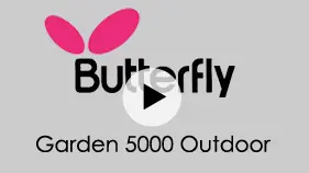 Butterfly Garden 5000 Grey Outdoor Rollaway Table Tennis Table video thumbnail
